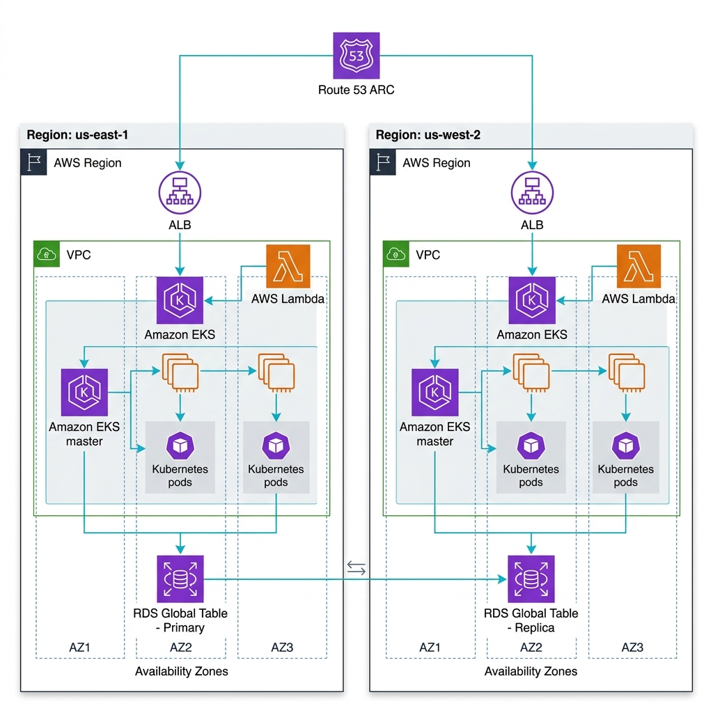 EKS Regional Resilience Architecture