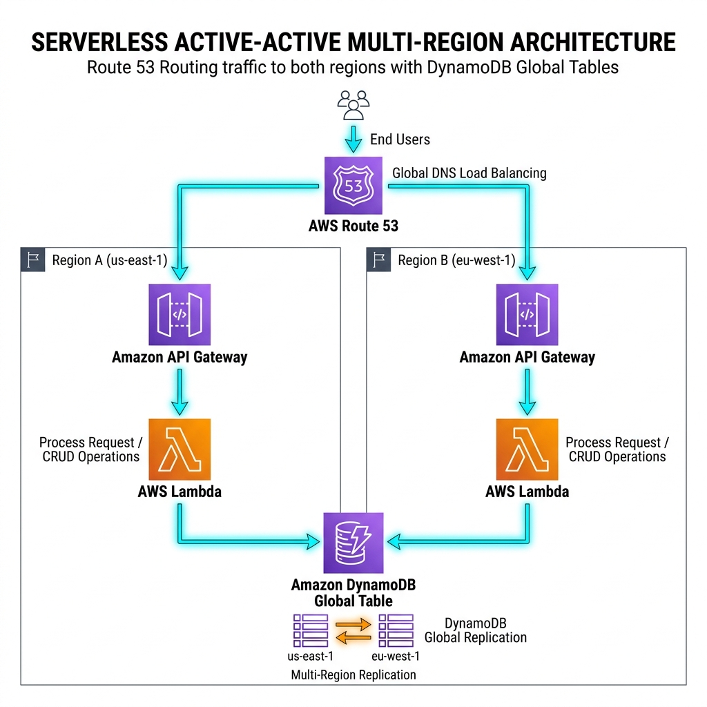 Serverless Active-Active Architecture